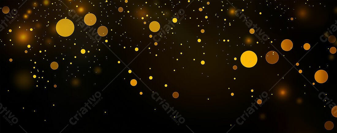 Textura Fundo Dourado com Luzes para Design