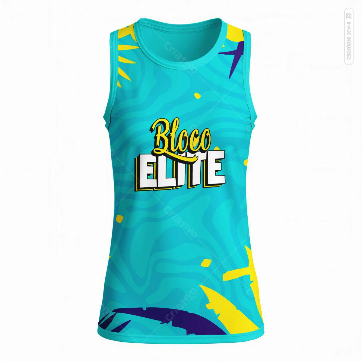 Camiseta Bloco de Carnaval PSD Editável