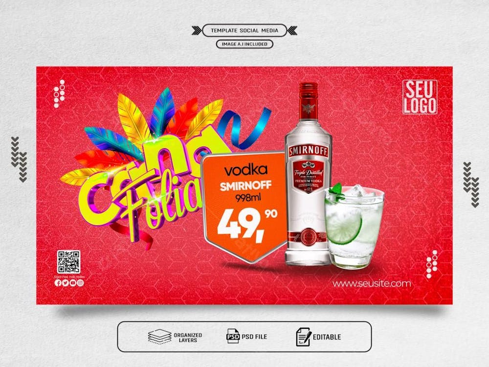 Banner Psd Carnafolia Com Vodka 