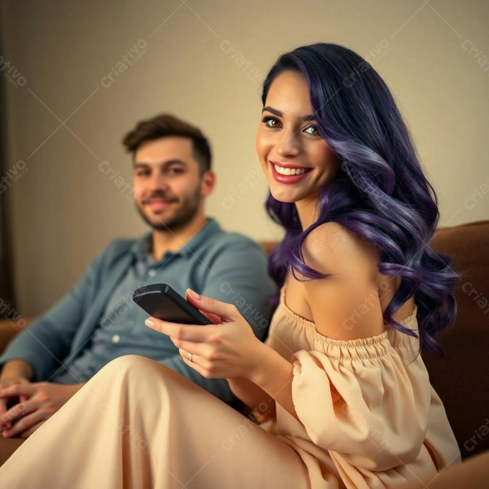 Imagem Gratis De Casal Jovem Assistindo Tv No Sofá Download Free