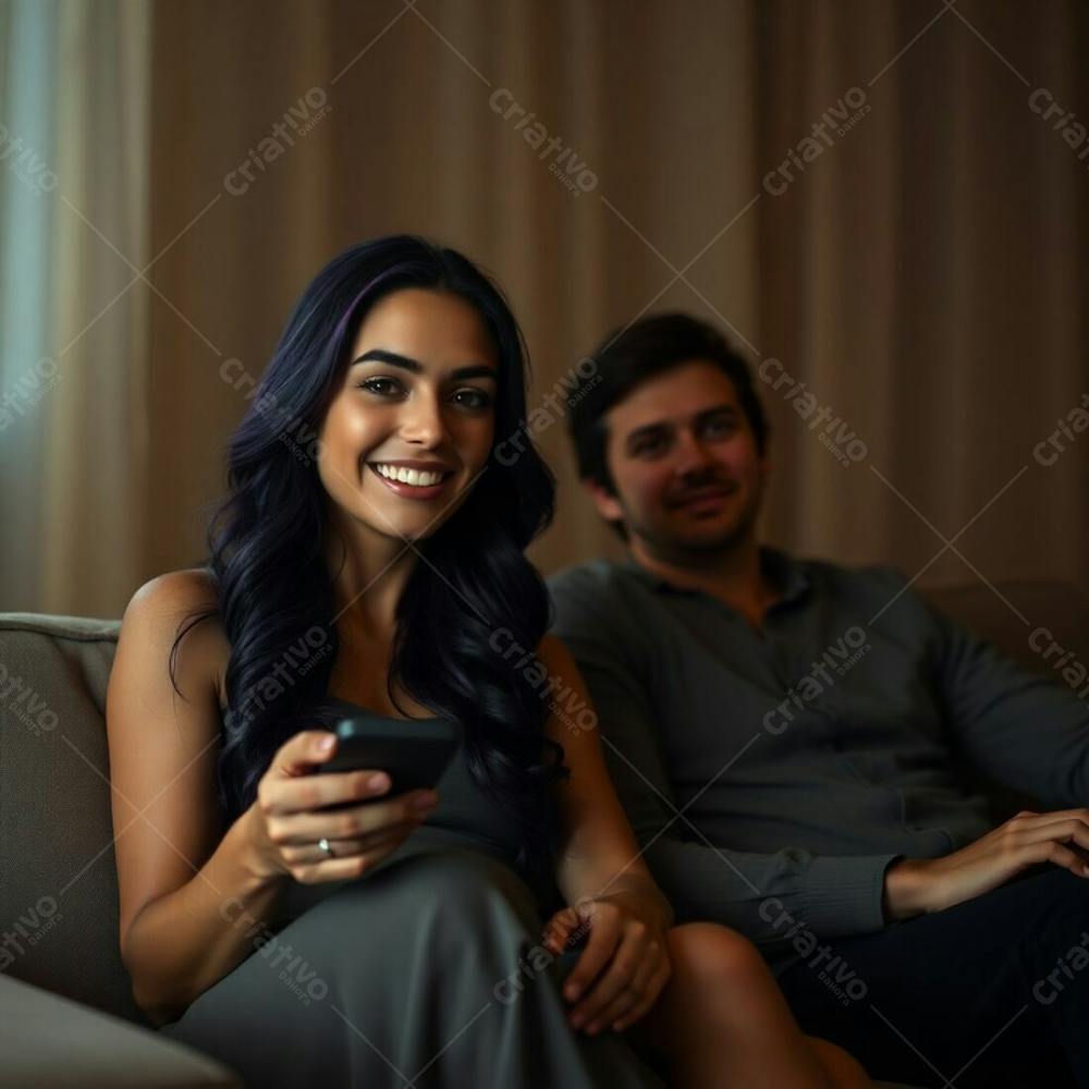 Imagem Gratis De Casal Jovem Assistindo Tv No Sofá Download Free