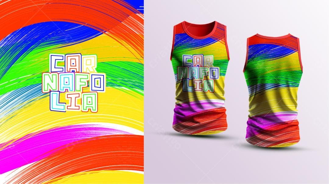 Padrão vetorial Carnaval cores vibrantes SVG