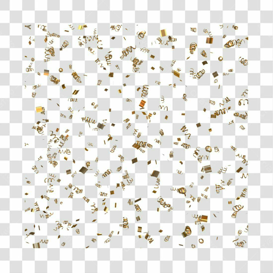 Icone Festa Confeito Dourado PNG com fundo transparente