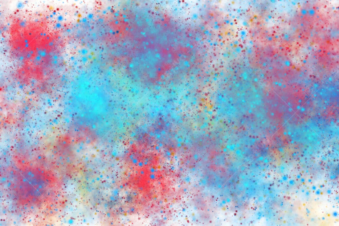 Textura Abstrata Azul e Vermelho