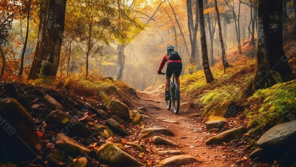 Bicicleta Ciclo Viagem Saco Embalagem Generativa Ai