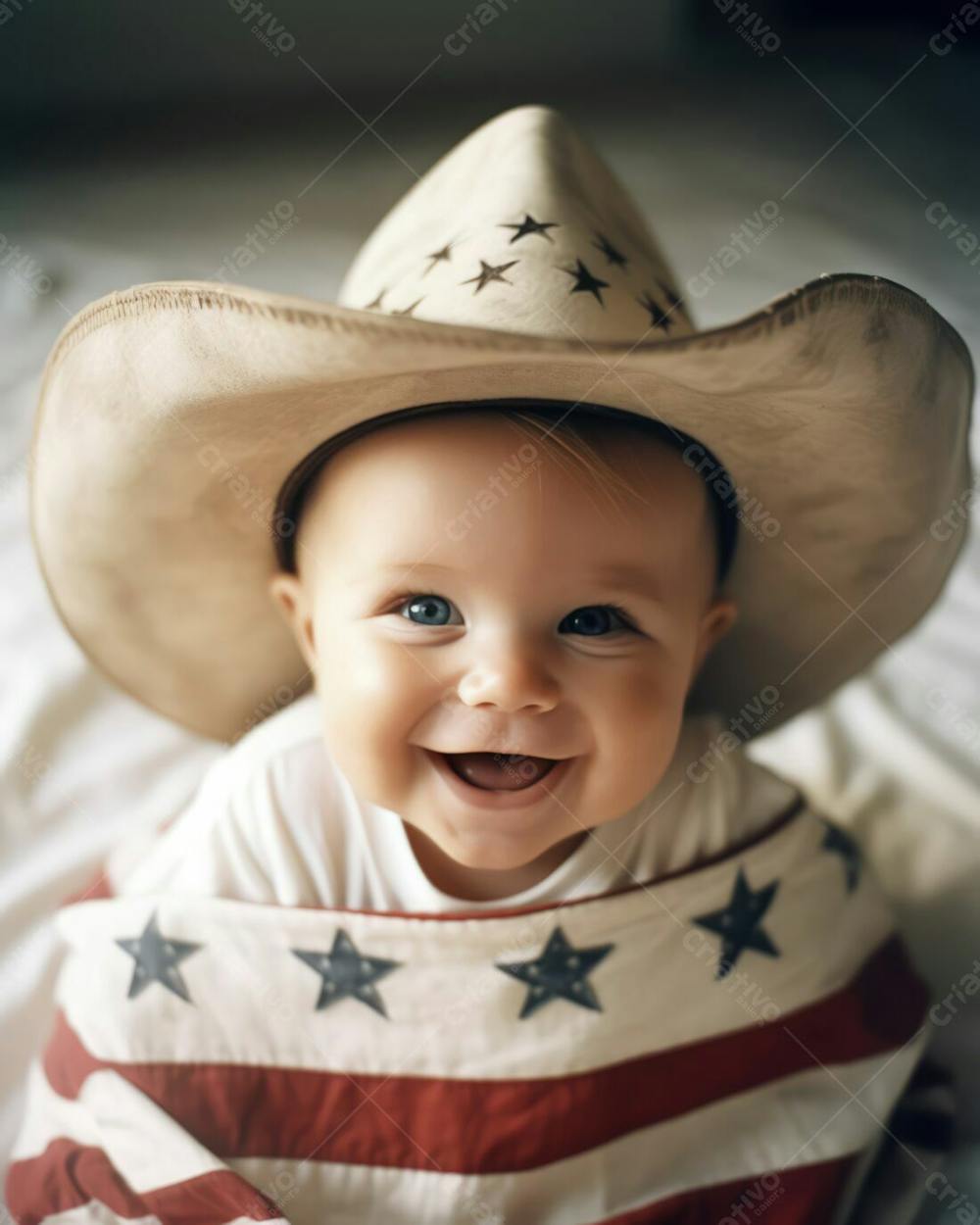 Bebês Vestidos Como Country Comemoram O Dia Da Independência Ai Generative