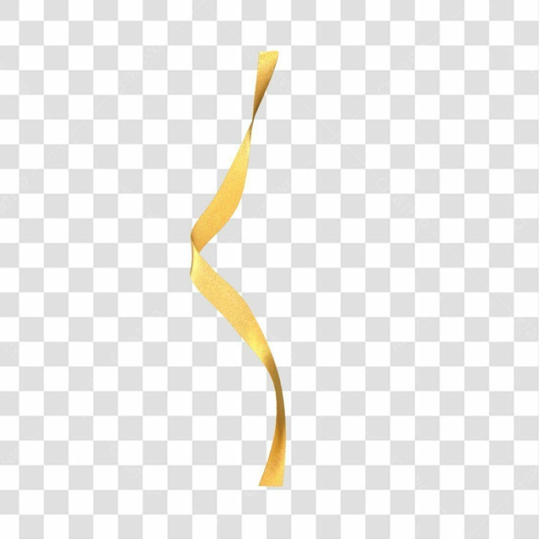 Icone Fita Dourada PNG com fundo transparente
