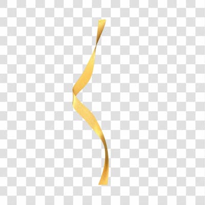 Fita Dourada De Cetim Png Com Fundo Transparente