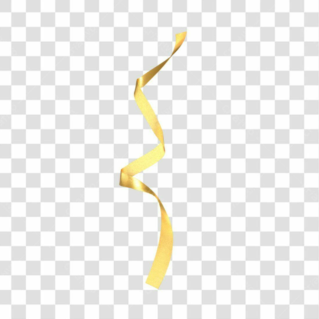 Fita Dourada PNG com fundo transparente