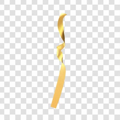 Fita Dourada De Cetim Png Com Fundo Transparente