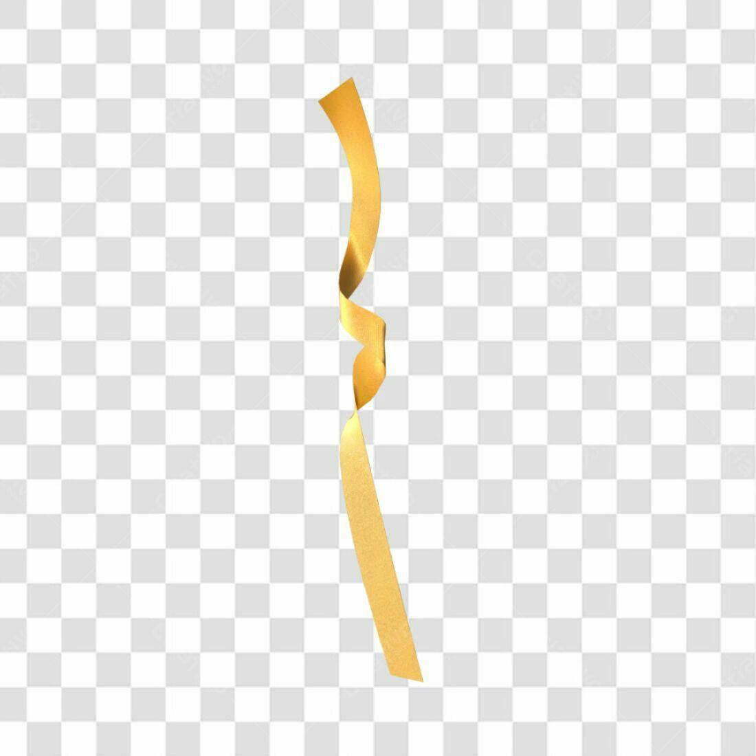 Icone Fita Dourada PNG com fundo transparente