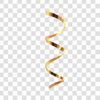 Fita Dourada De Cetim Png Com Fundo Transparente