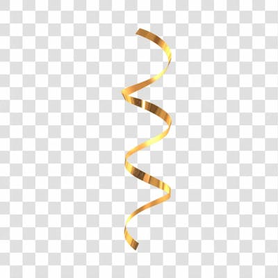 Fita Dourada De Cetim Png Com Fundo Transparente