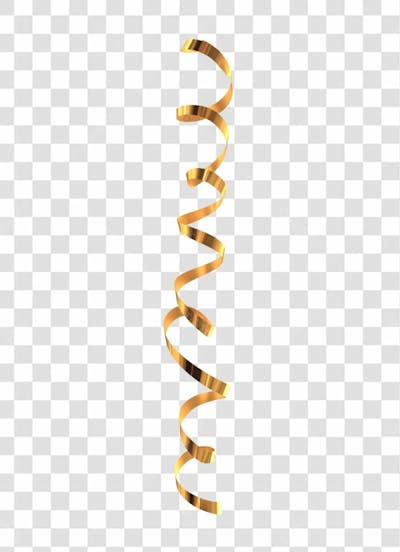 Fita Dourada De Cetim Png Com Fundo Transparente