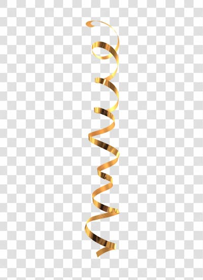 Fita Dourada De Cetim Png Com Fundo Transparente