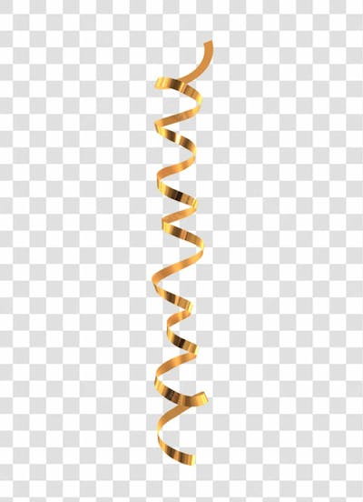 Fita Dourada De Cetim Png Com Fundo Transparente