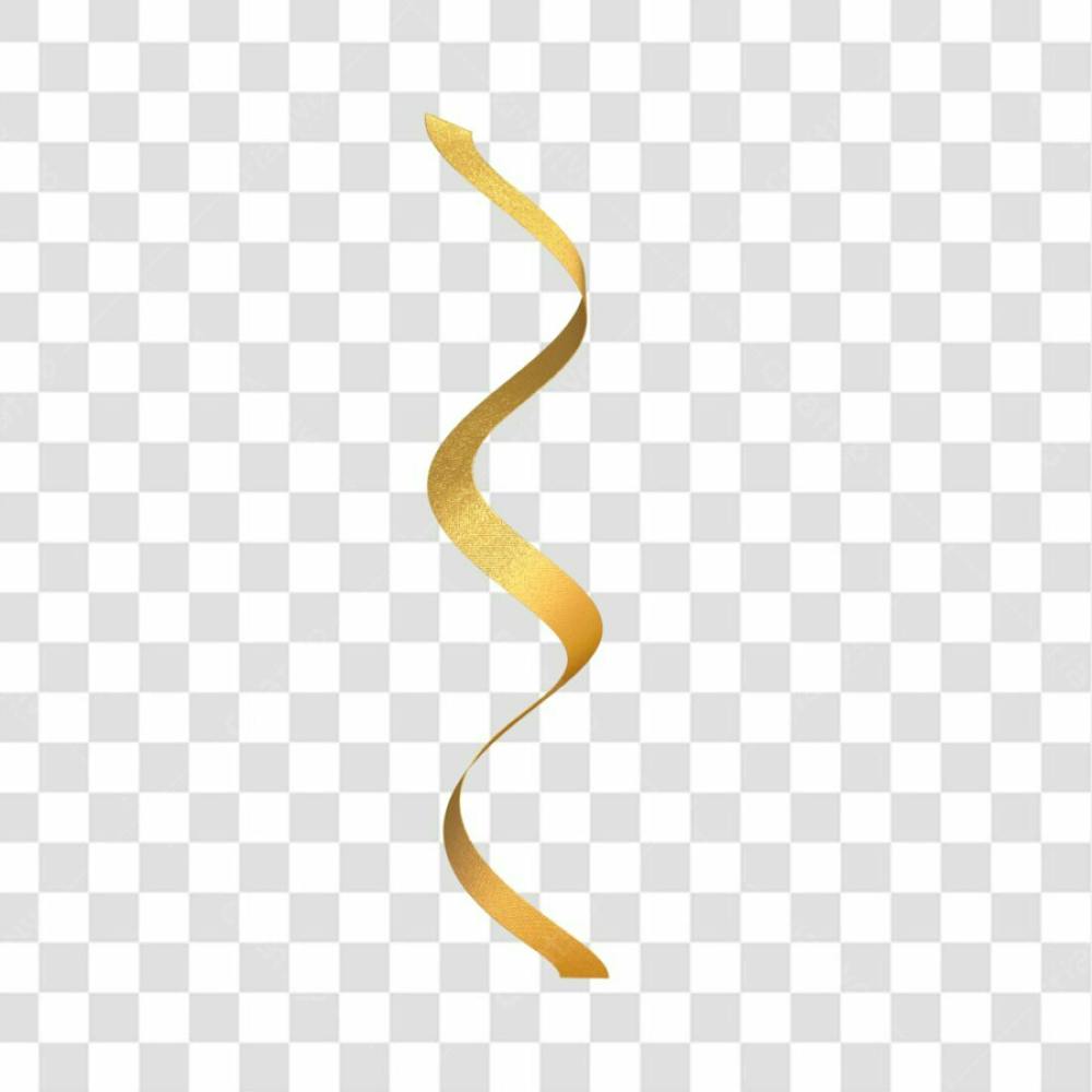 Fita Dourada De Cetim Png Com Fundo Transparente