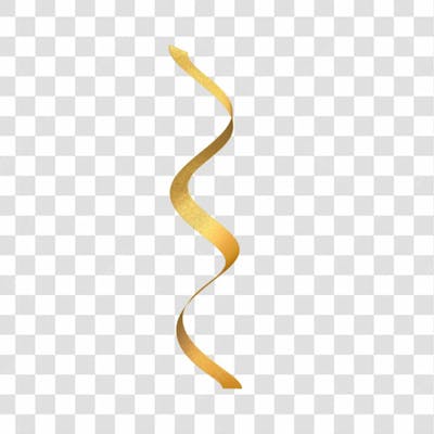 Fita Dourada De Cetim Png Com Fundo Transparente