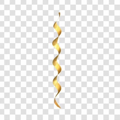 Fita Dourada De Cetim Png Com Fundo Transparente