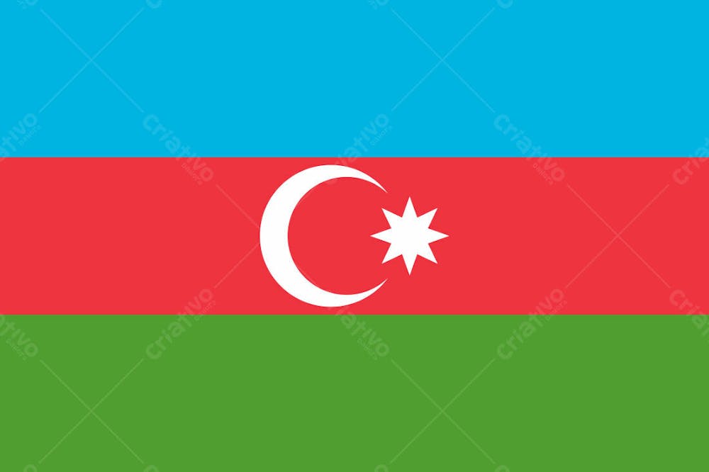 Azerbaijan Flag Preview Image