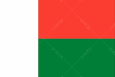 Madagáscar Latest Country Original Flag