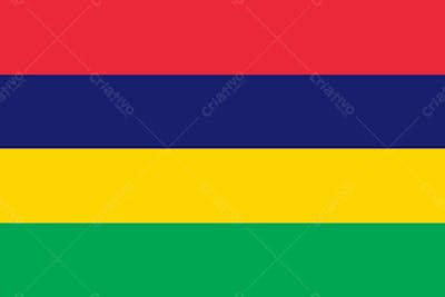 Maurício Latest Country Original Flag