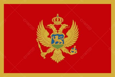Montenegro Latest Country Original Flag