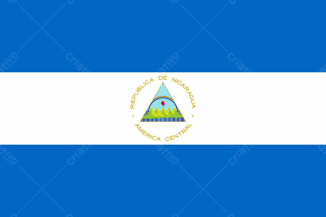 Bandeira da Nicarágua Detalhes