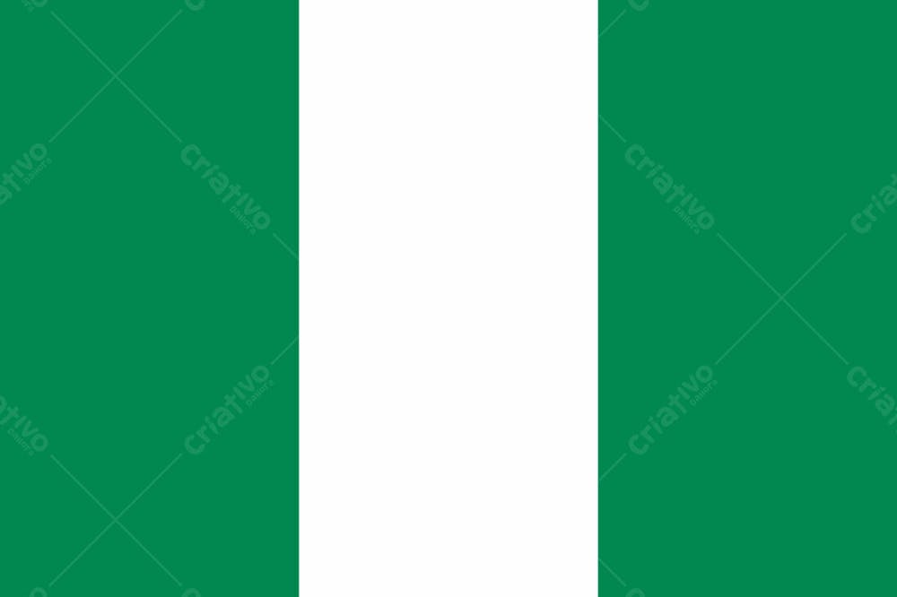 Nigéria Latest Country Original Flag