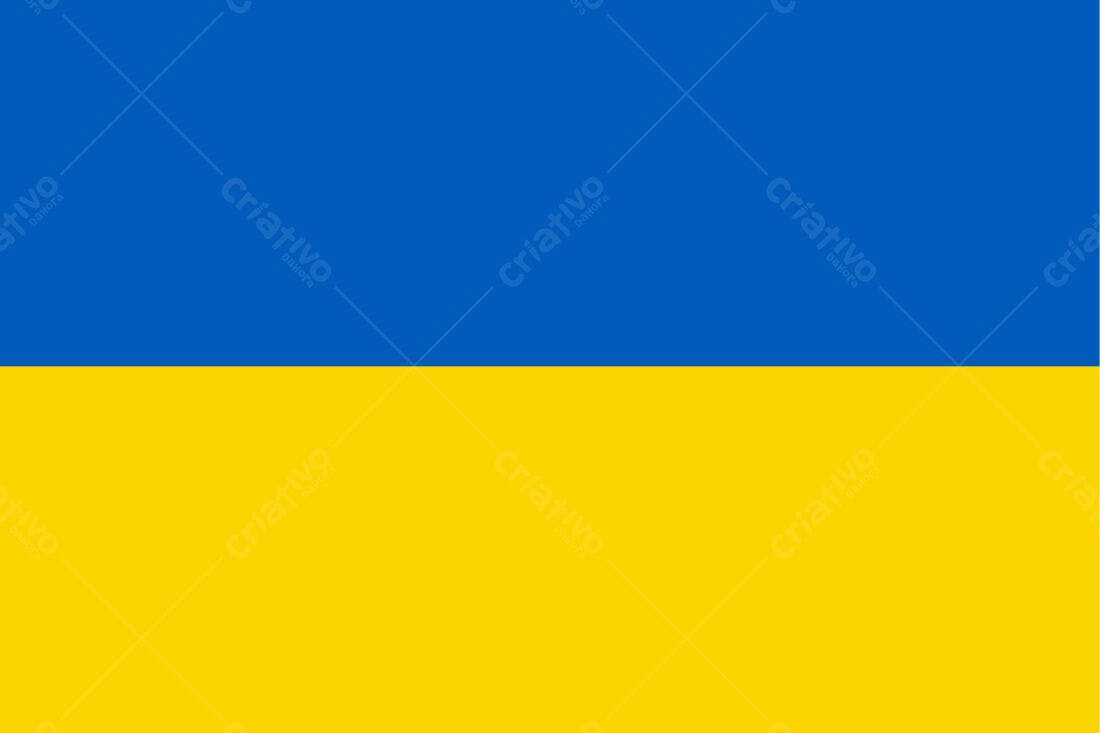 Bandeira da Ucrânia azul e amarela