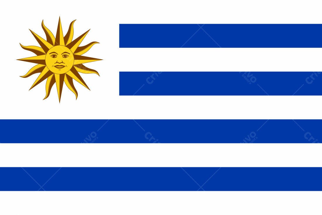 Bandeira Uruguai Sol de Maio