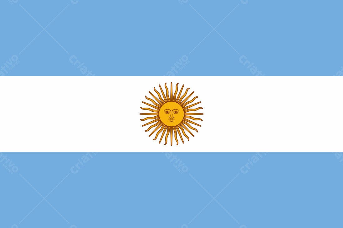 Bandeira Argentina Sol de Mayo