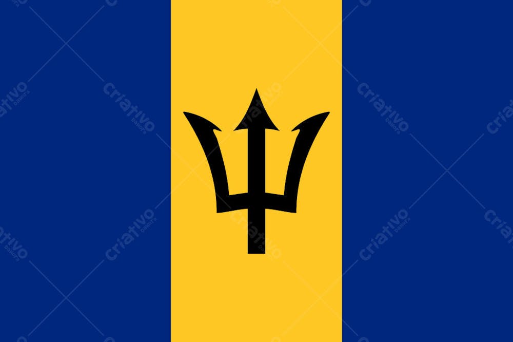 Barbados Flag Preview Image Latest Country Original Flag