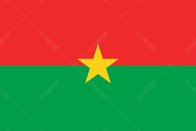 Burkina Faso Latest Country Original Flag
