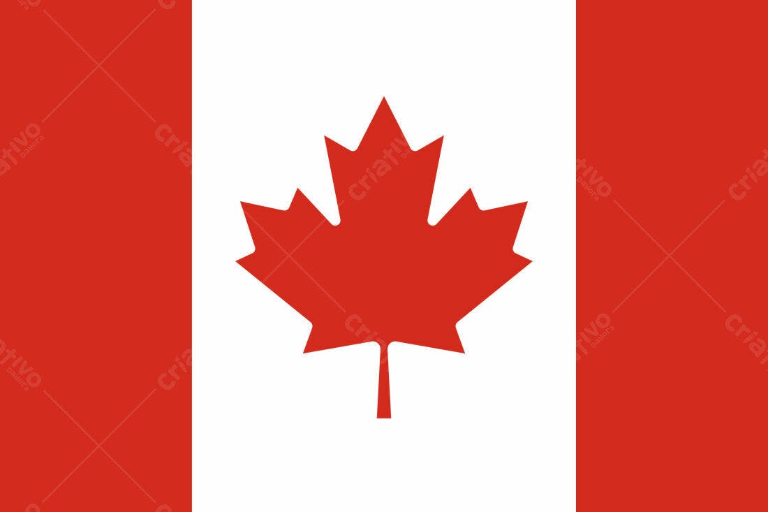Bandeira do Canadá Folha de Maple