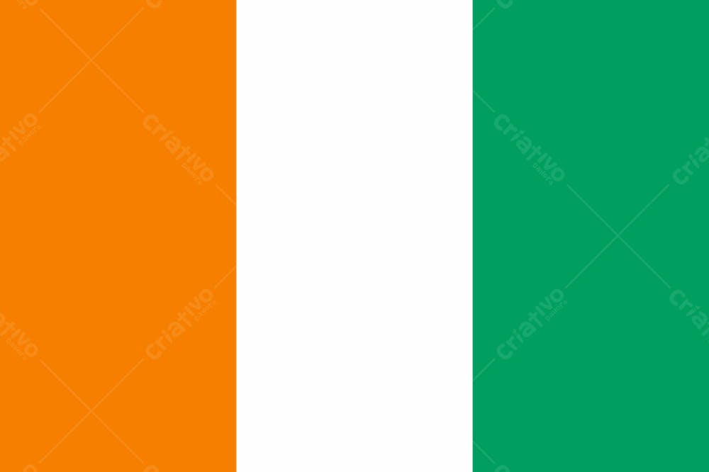 Costa D&#39;Ivoire Ivory Coast Latest Country Original Flag