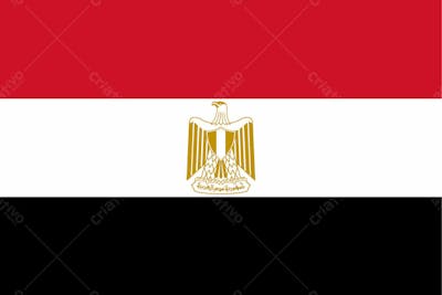 Egito Latest Country Original Flag
