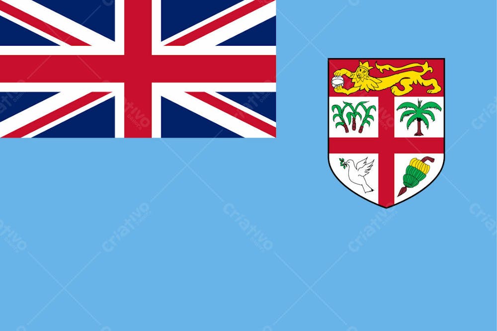 Fiji Latest Country Original Flag
