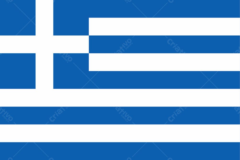 Grécia Latest Country Original Flag