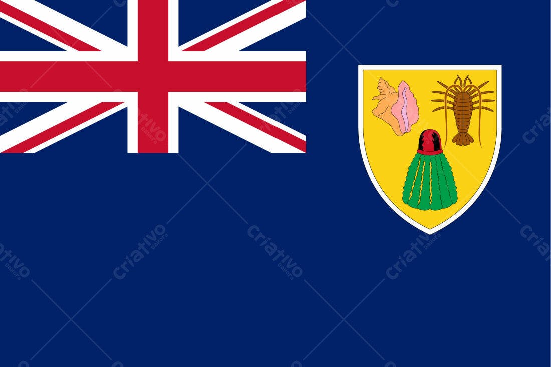 Bandeira das Ilhas Cayman azul vermelho amarelo
