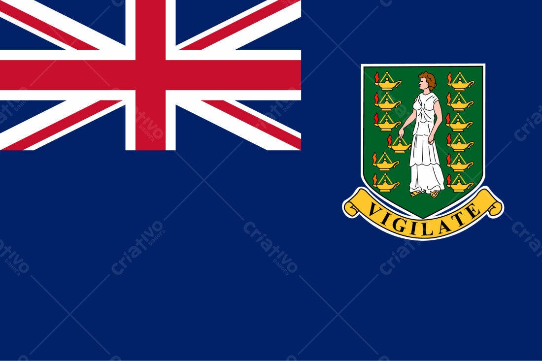 Bandeira das Ilhas Virgens Britânicas