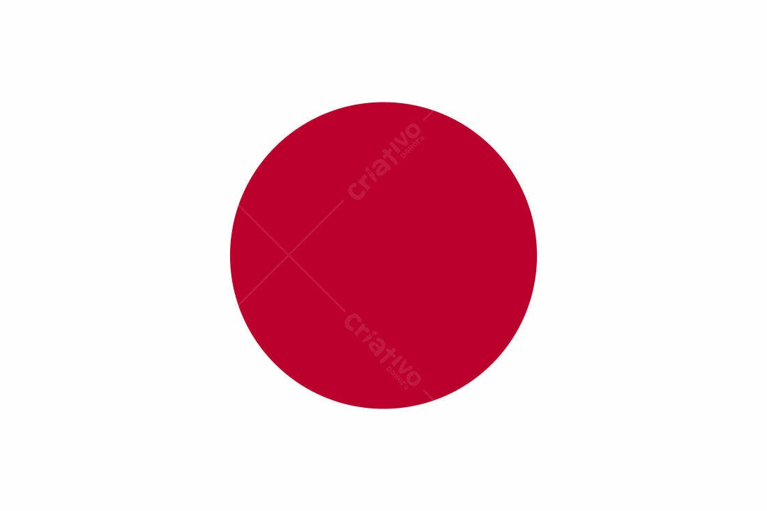 Círculo vermelho fundo branco