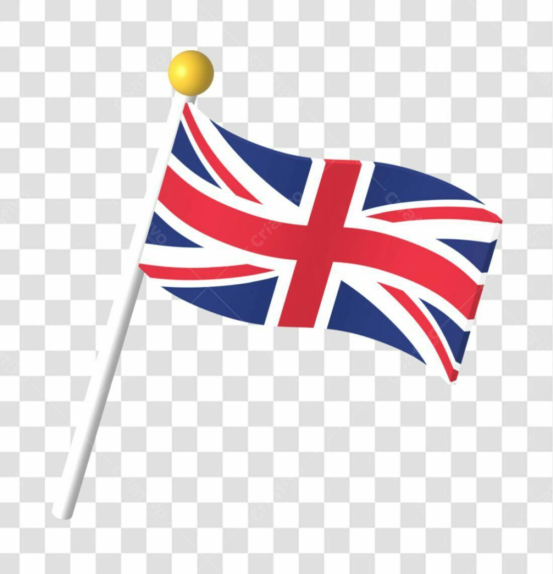Bandeira Reino Unido PNG com fundo transparente