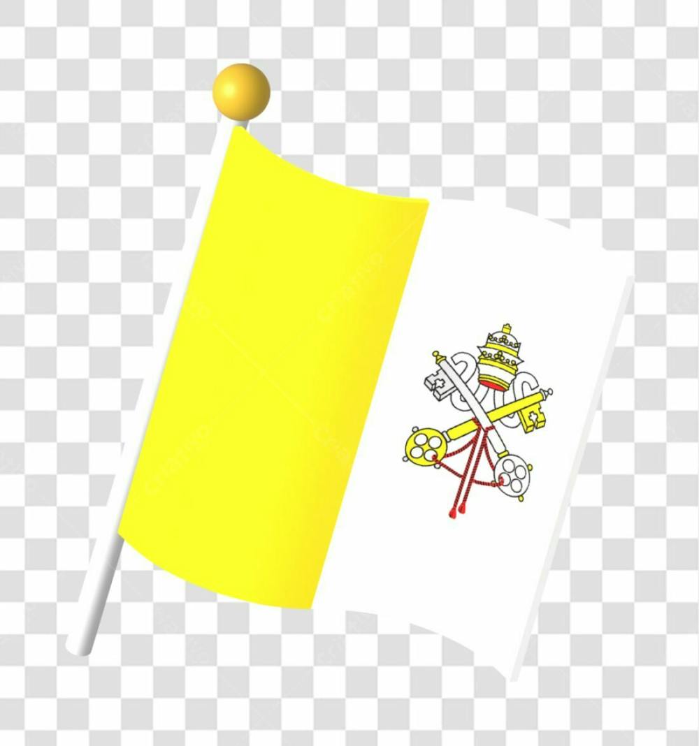Cidade Do Vaticano 3D Flag Of Country