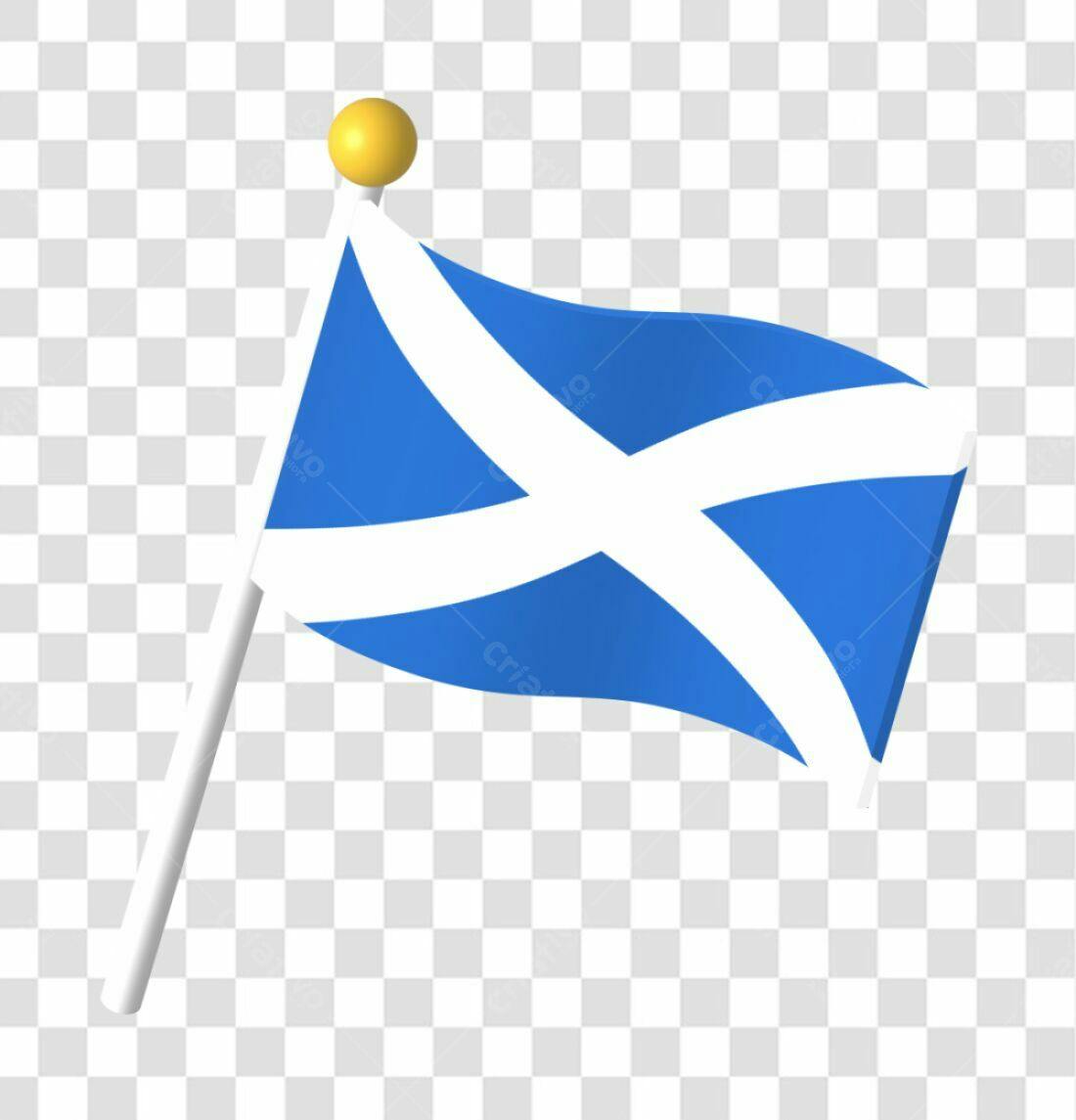 Bandeira Escócia PNG com fundo transparente