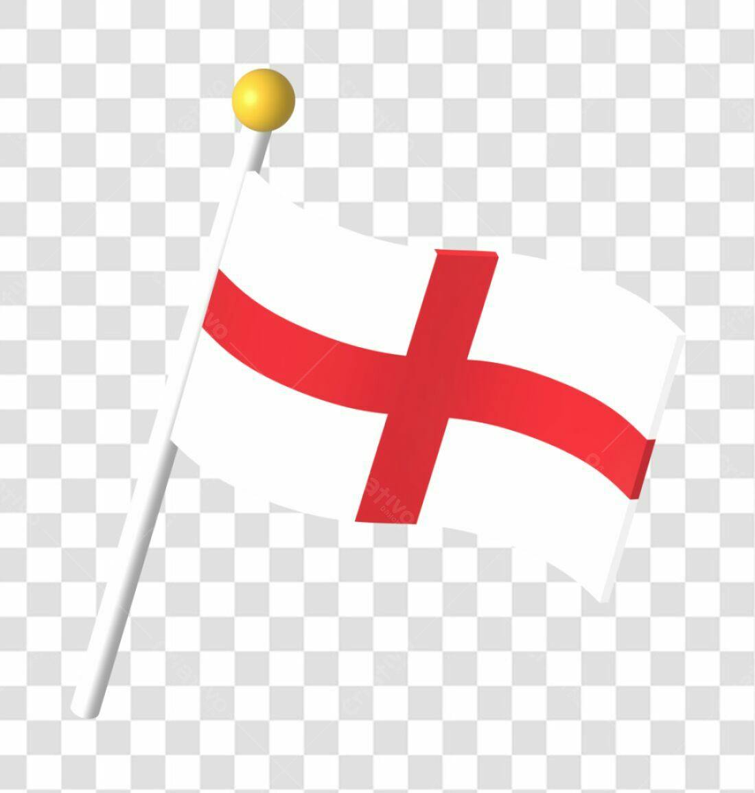 Bandeira Inglaterra PNG com fundo transparente