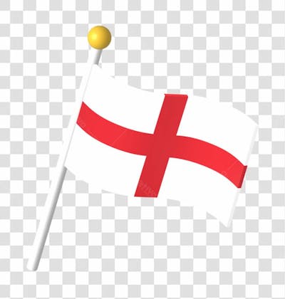 Inglaterra 3D Flag Of Country