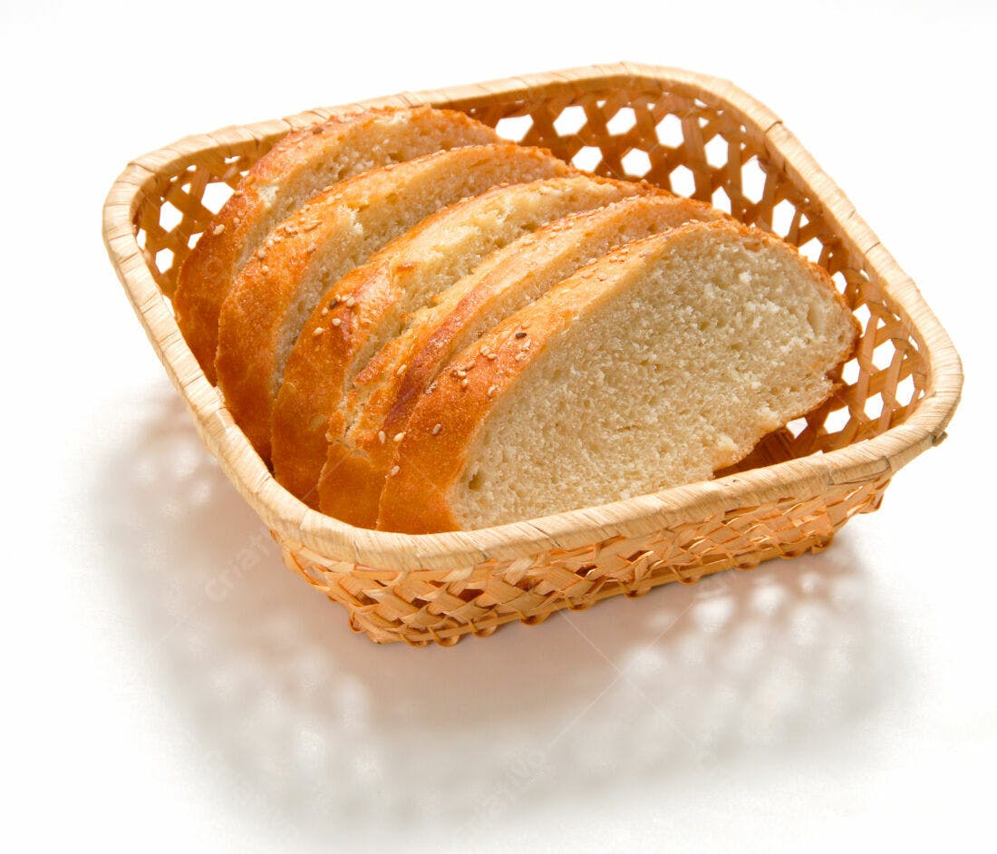 Pão Artesanal em Cesta de Vime