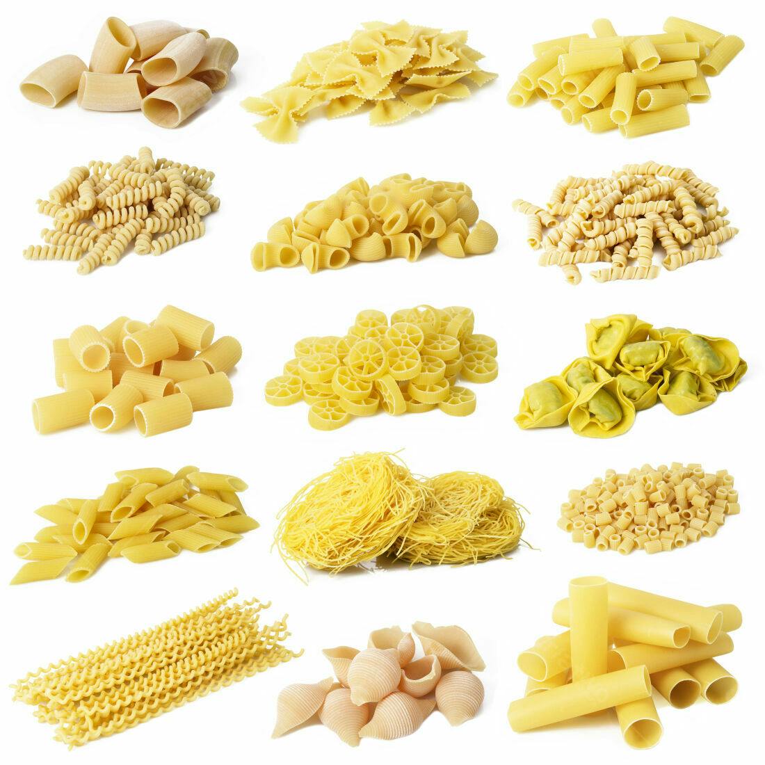 Coleção de massas italianas secas