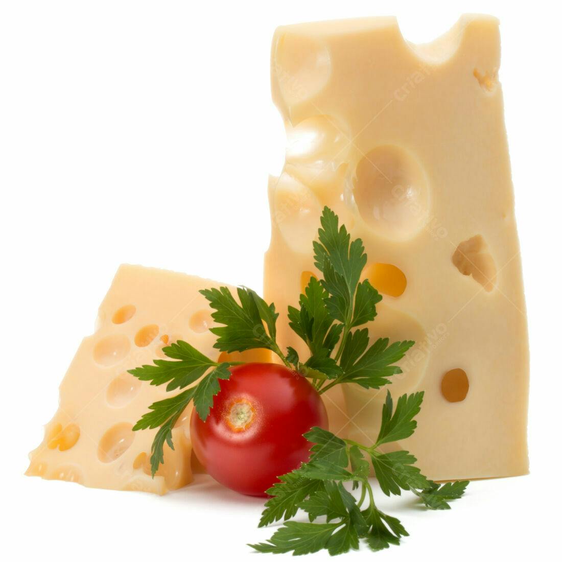 Queijo Suíço com Tomate e Salsa